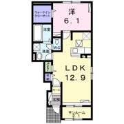 アルバ稲吉Aの間取り画像