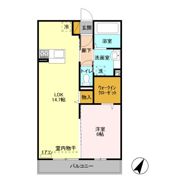 グランドゥール二の宮の間取り画像