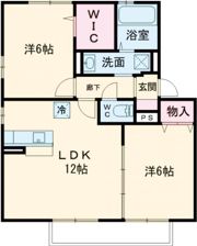 ソラーレつくば Bの間取り画像