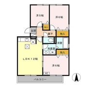 リビングタウン堀之内 Aの間取り画像