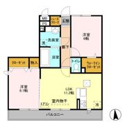 ゼピュロス学園の森 Aの間取り画像