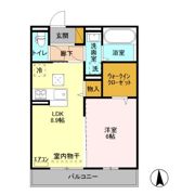 ゼピュロスみどりの C棟の間取り画像