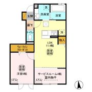 アクタス Bの間取り画像