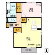 プラート Cの間取り画像