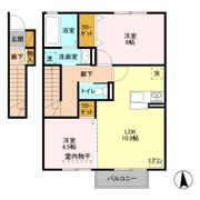 ゼピュロス学園の森 Hの間取り画像