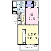 サウスヒルズ馬堀の間取り画像