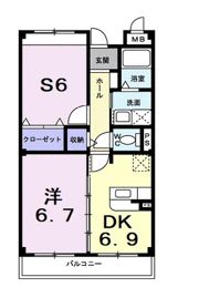 ベルフリ－デの間取り画像