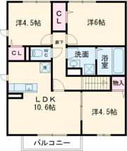 Grand Rise Tsukuba A棟の間取り画像