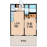ドミールKの間取り画像