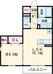 Maruei Hills（マルエイヒルズ）の間取り画像