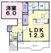 ミルトブリ－ゼの間取り画像