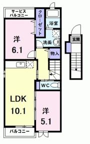 ミニヨンフィオ－レの間取り画像