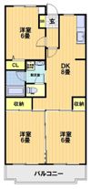 サンク・メルベーユ並河の間取り画像