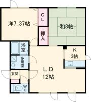 コーポアンサンブルBの間取り画像