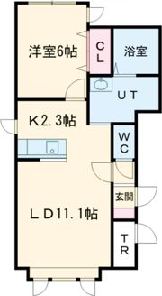 オーベル11条 Bの間取り画像