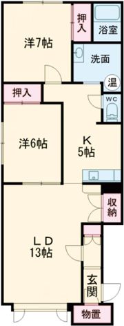 レジーナB棟の間取り画像