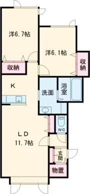 ペシュールの間取り画像