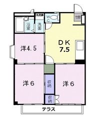 フロリ－ド青木の間取り画像