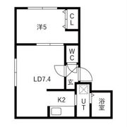 ルクル 21の間取り画像