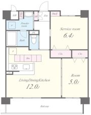 リバーサイド大津屋の間取り画像