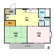 メゾン美里 Aの間取り画像