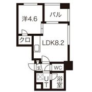 TEADA入船の間取り画像