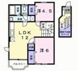 カーサ徳光Aの間取り画像