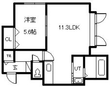 ヴェルヒュッテ名寄大学前の間取り画像