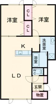 リュミエールの間取り画像