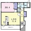 グロリオーサ Ⅰの間取り画像