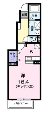 タウンコート中川の間取り画像
