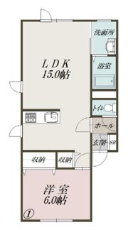 ひまわり A棟の間取り画像
