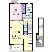 サニーガーデンⅢの間取り画像