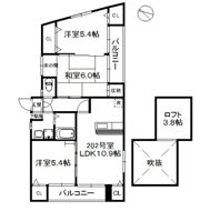 ポラリスNⅢの間取り画像