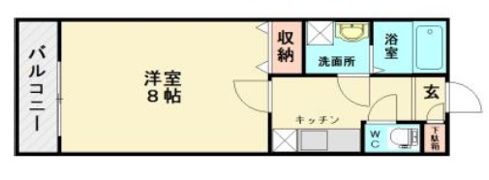 Y’sスクエア菜畑の間取り画像