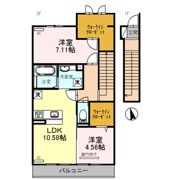 フレスコ西扇の間取り画像