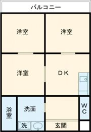 ゴールデンハイツⅡBの間取り画像