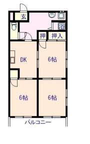 ゴールデンハイツⅡAの間取り画像