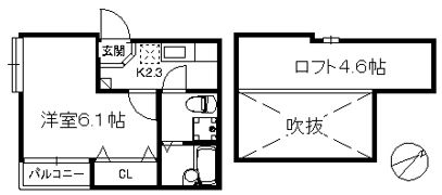 ポラリス翔の間取り画像