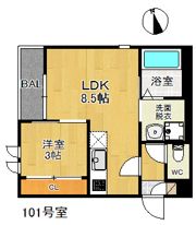 Grandtic 別府の間取り画像