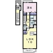 ヴィラ・シャンテ Aの間取り画像