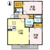 リビングタウン祝園 C棟の間取り画像