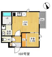 G－style姪浜 Ⅰの間取り画像