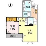 セジュール トリニテⅡの間取り画像