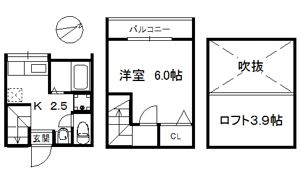 エレガンテ室見の間取り画像