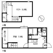 ボルベール学研都市の間取り画像