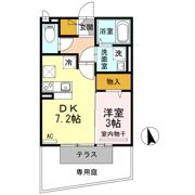 エスポワール夢 A棟の間取り画像