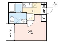コムディエノの間取り画像