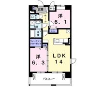 サニーレジデンス西三国NEOの間取り画像