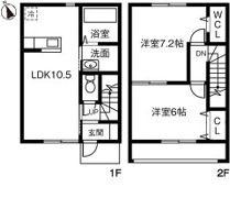 グラシア阿見Cの間取り画像